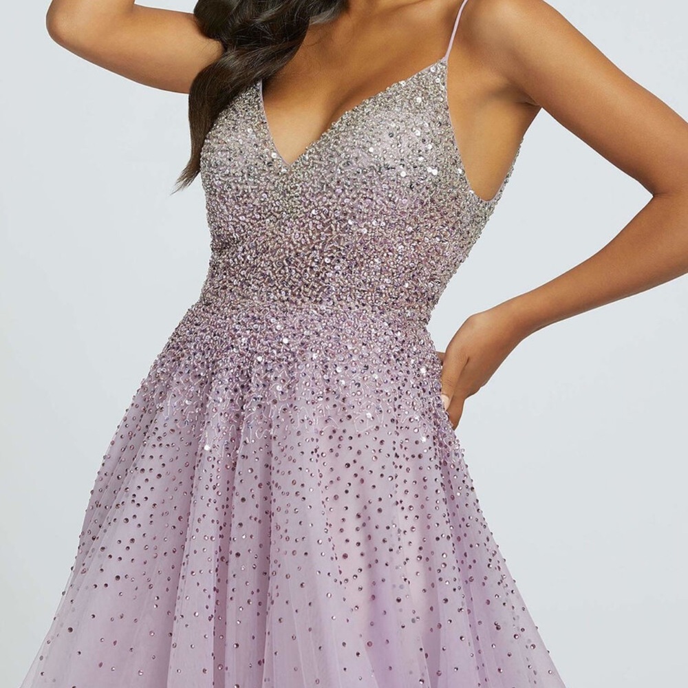 Mac Duggal Lavender Gown - Picture 3 of 8